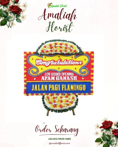Bunga Papan Congratulation di Sidan